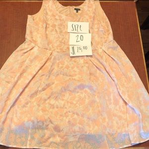 Torrid size 20 pink dress